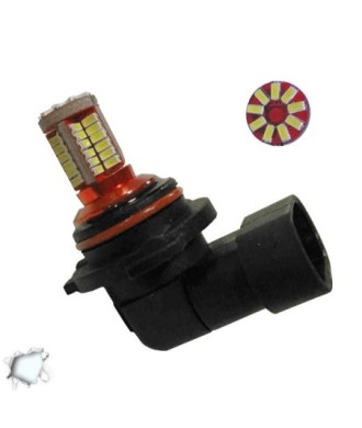 GloboStar® 47834 Λάμπα Αυτοκίνητου  HB4 9006 Can Bus με 57 SMD 4014 4,5W 460lm 360° DC 12V IP20 Ψυχρό Λευκό 6000K